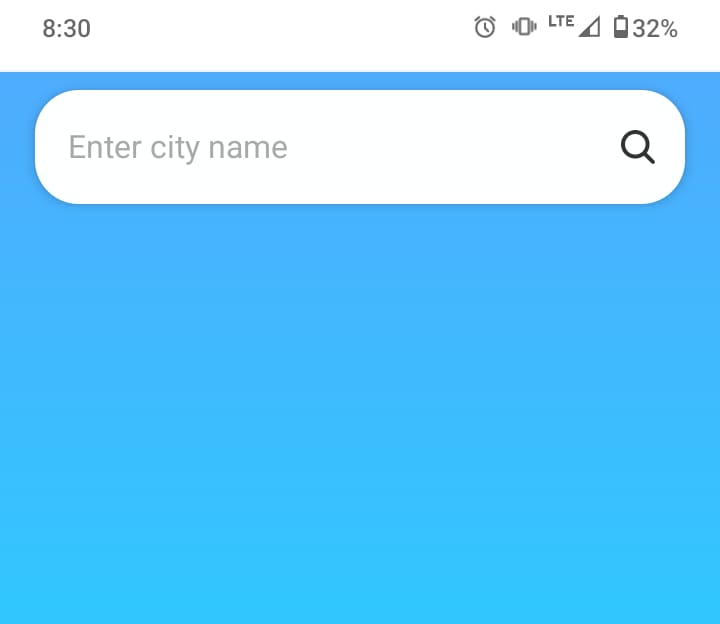 dotWeather Project Screenshot Front