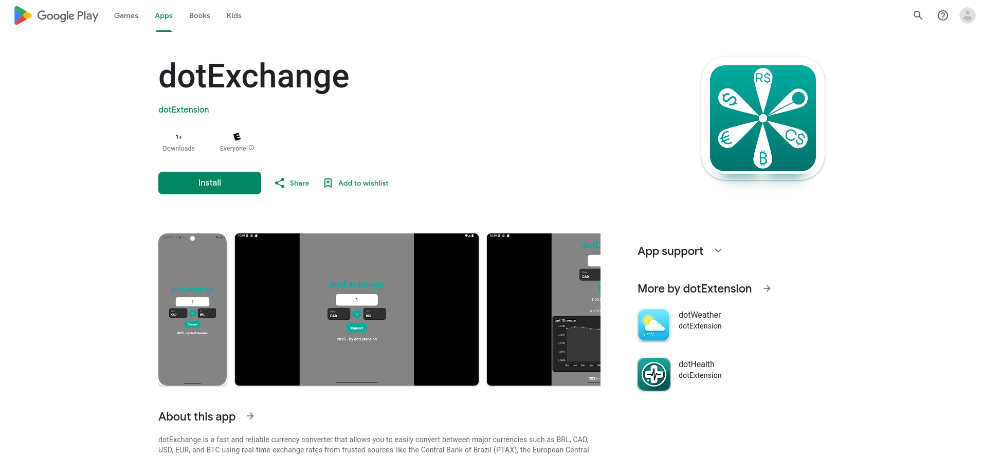 dotExchange Project Screenshot Back